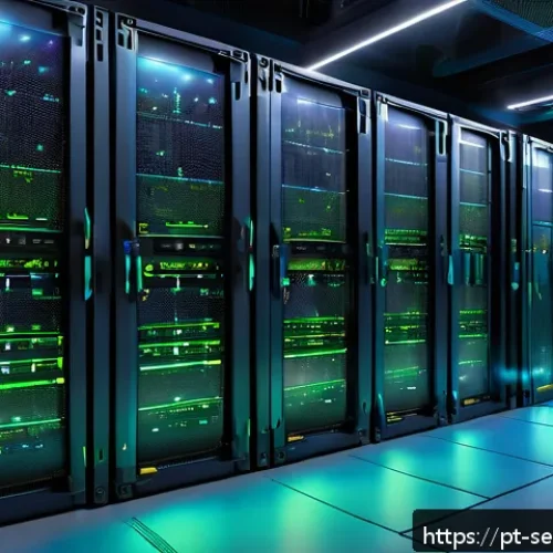 Home 17 컨테이너 운영 체제와 보안 문제 - A highly detailed digital illustration of a secure containerized server room environment, showcasing...